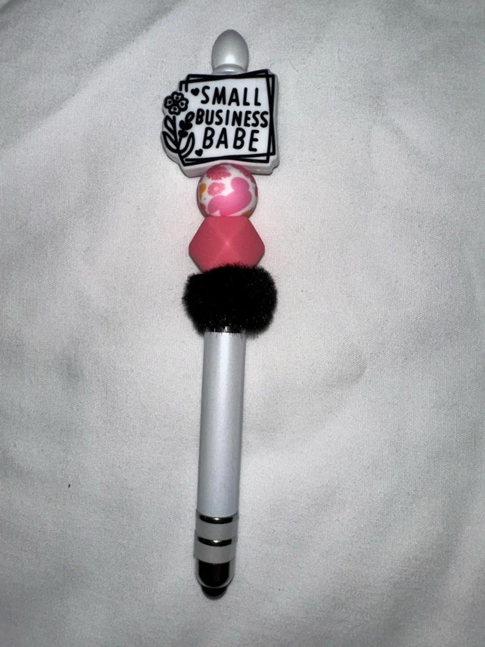 STYLUS - “Small Business Babe” Pink Handmade stylus/pen - Picture 5 of 5